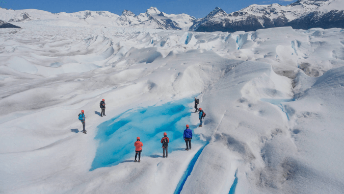 Conheça as autênticas paisagens do Glaciar Perito Moreno com esta caminhada sobre o Glaciar!